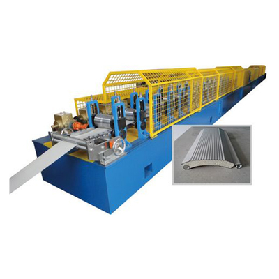 Building Material Shops Roller Shutter Door Equipment European Type Roll Forming Making Machine